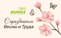 С Праздником Весны и Труда!