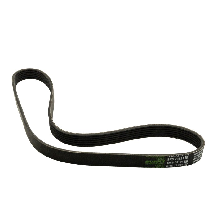 Ремень поликлиновой 6PK989E VW Polo Sedan (RUS) (10-)/(20-) 1.6i (SRS 73131) SURAI