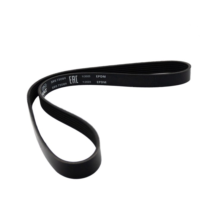 Ремень поликлиновой 6PK1010 Peugeot 206 (98-) 1.4i/1.6i 16V с A/C без ГУР (SRS 73089) SURAI