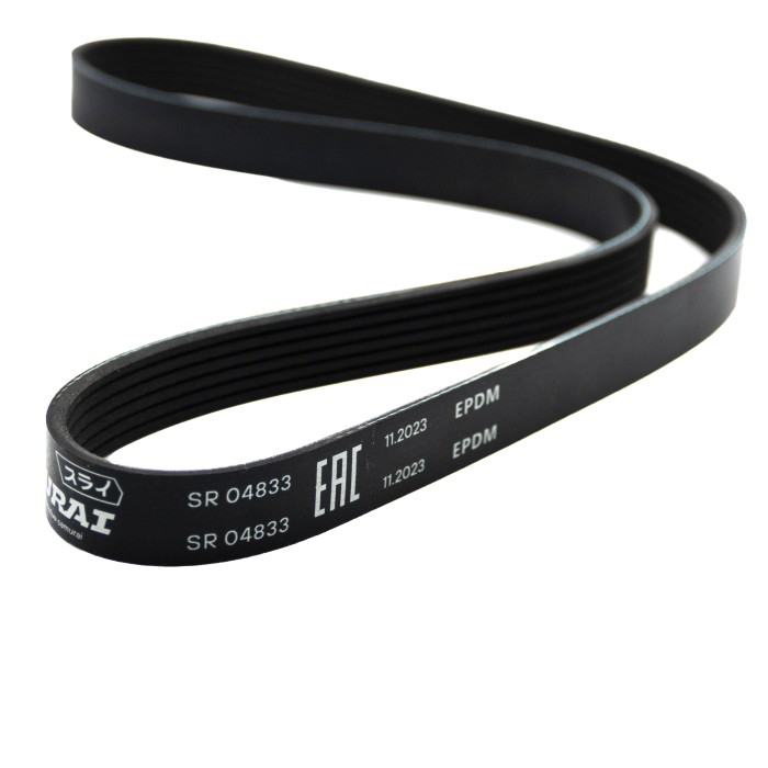 Ремень поликлиновой 6PK1015 ГАЗон Next (14-)/ПАЗ 3205 (дв. ЯМЗ-5344 Евро-4) (SR 04833) SURAI