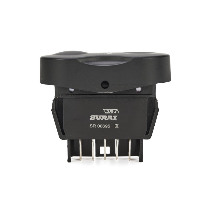 Выключатель переднего стеклоподъемника Lada Largus закругленная (SR 00695) SURAI