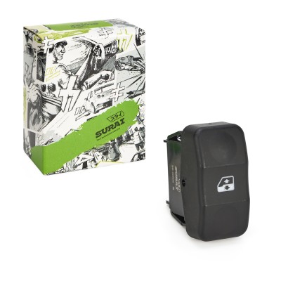 Выключатель переднего стеклоподъемника Lada Largus прямоуг. (SR 00696) SURAI