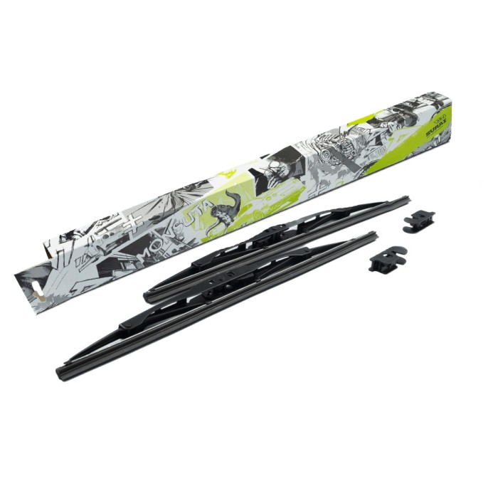 Щётки стеклоочистителя каркасные 330/330 (13"/13") 4 адаптера (SRS 70370) SURAI