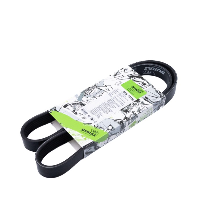 Ремень поликлиновой 6PK1050 VW Golf V (03-) 1.9/2.0 TDi (SRS 73128) SURAI