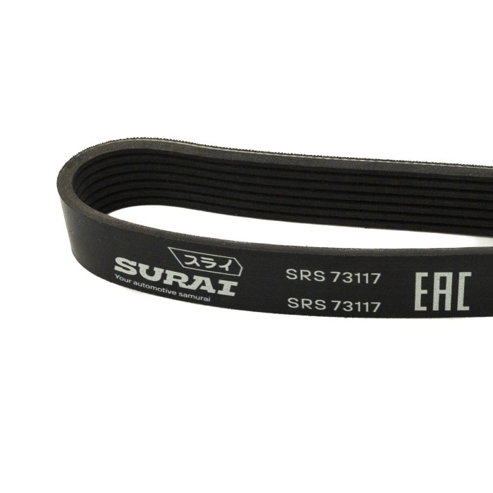 Ремень поликлиновой 7PK2090 Toyota Camry (06-)/Highlander (08-) 3.5i (GR) (SRS 73117) SURAI