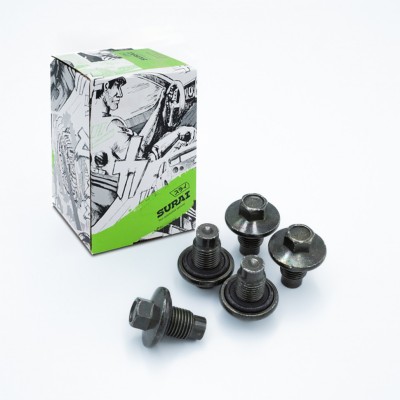 Болт сливной поддона масленого, двигателя Ford Focus II (05-) 1.4i/1.6i (SRS 00014) SURAI