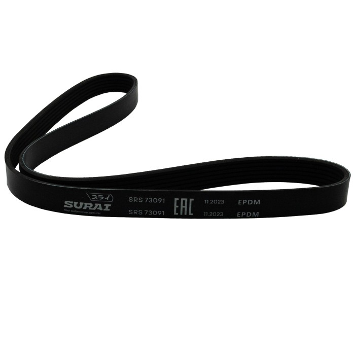 Ремень поликлиновой 6PK1070 Peugeot 307 (00-) 1.4i/1.6i (SRS 73091) SURAI
