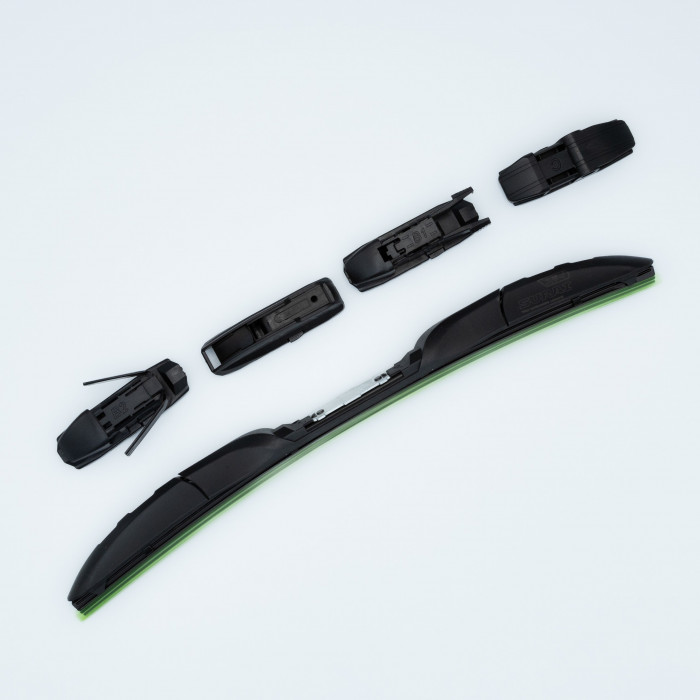 Щетка стеклоочистителя гибридная 360мм (14") 4 адаптера (SRS 70402)