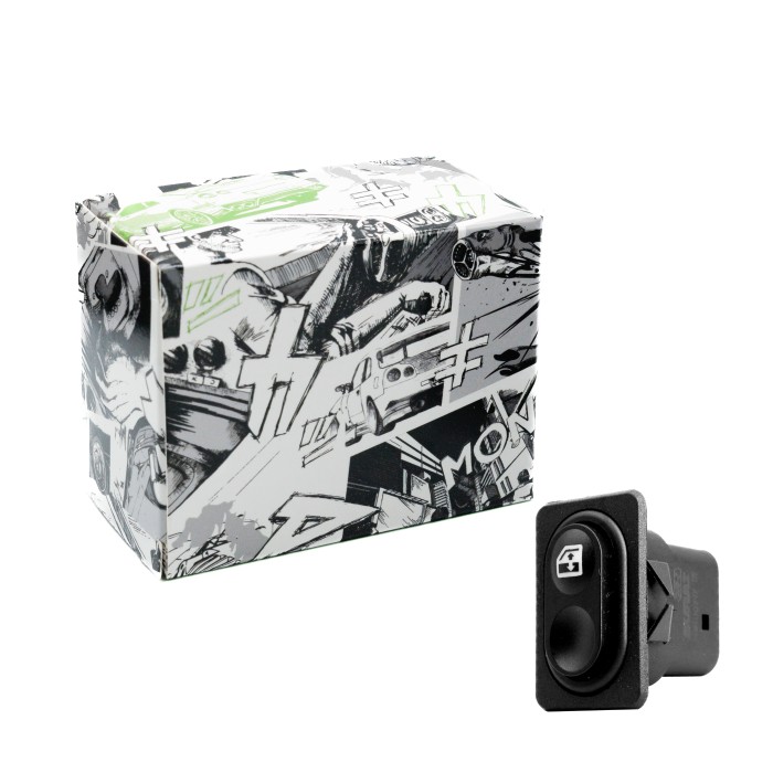 Выключатель электростеклоподъемника Лада 2108-2109/УАЗ 3163 (с рамкой) (SR 00717) SURAI