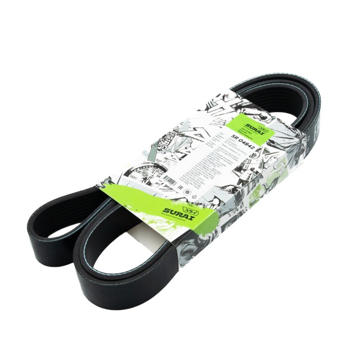 Ремень поликлиновой 8PK1615 КамАЗ (дв. Cummins ISDe 185/230/270) (SR 04842) SURAI