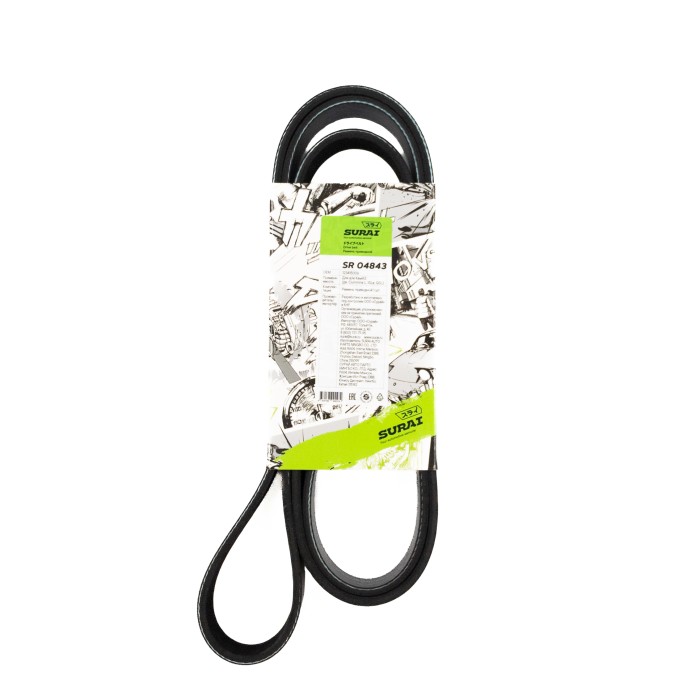 Ремень поликлиновой 8PK1727 КамАЗ (дв. Cummins L, ISLe, QSL) (SR 04843) SURAI