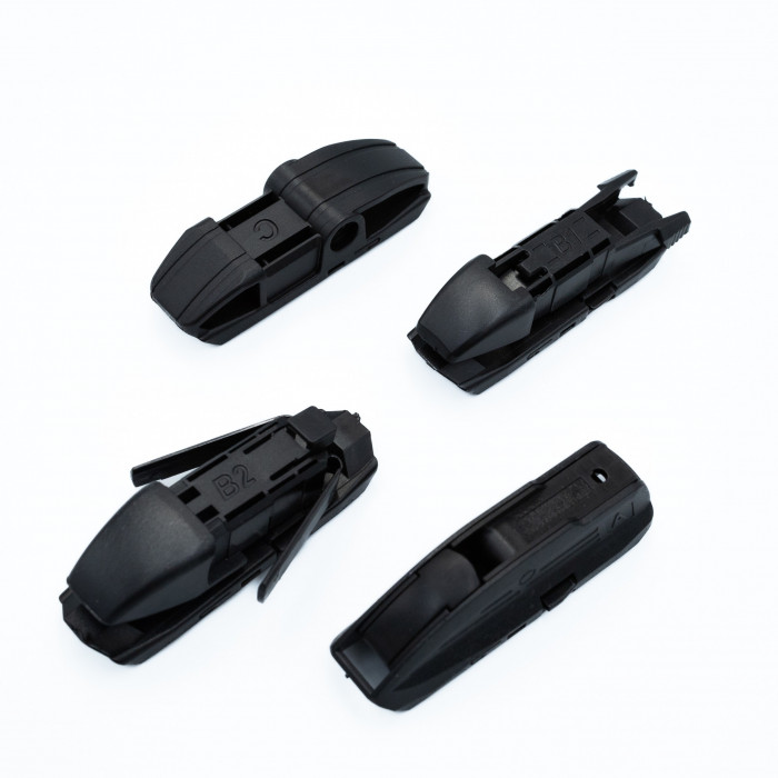 Щетка стеклоочистителя гибридная 550мм (22") 4 адаптера (SRS 70410)