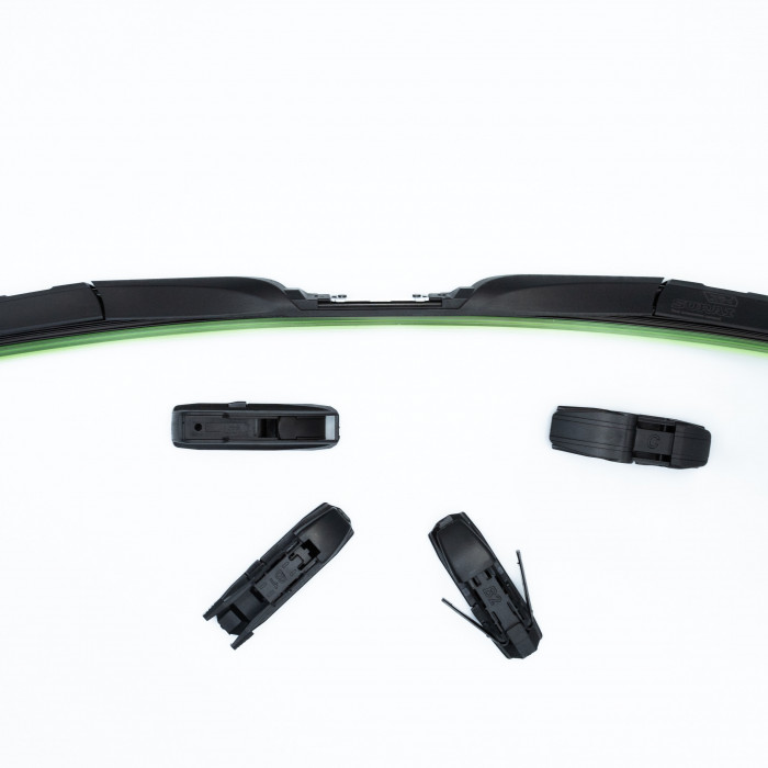 Щетка стеклоочистителя гибридная 600мм (24") 4 адаптера (SRS 70411)