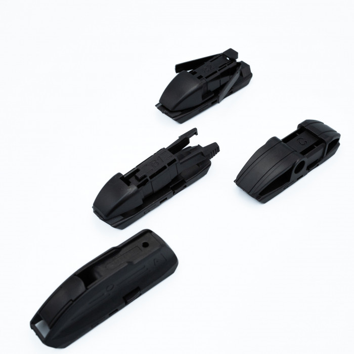 Щетка стеклоочистителя гибридная 600мм (24") 4 адаптера (SRS 70411)