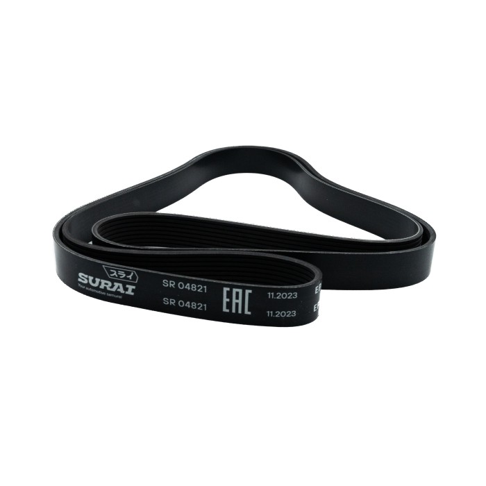 Ремень поликлиновой 8PK2124 ГАЗ/ПАЗ (дв. Cummins ISF 3.8) (SR 04821) SURAI