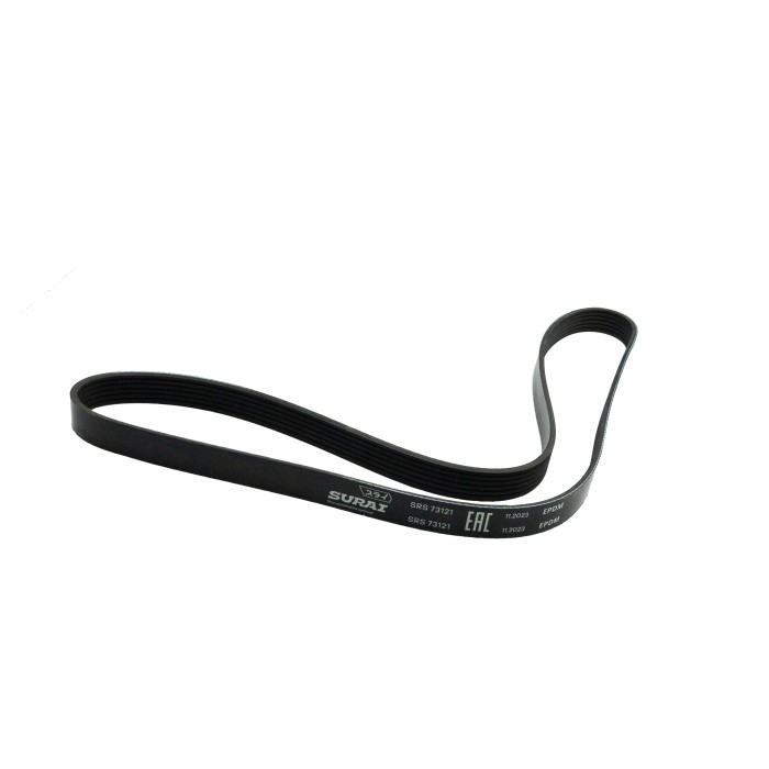 Ремень поликлиновой 6PK1230 Toyota Corolla E140 (06-) 1.6i с A/C (SRS 73121) SURAI