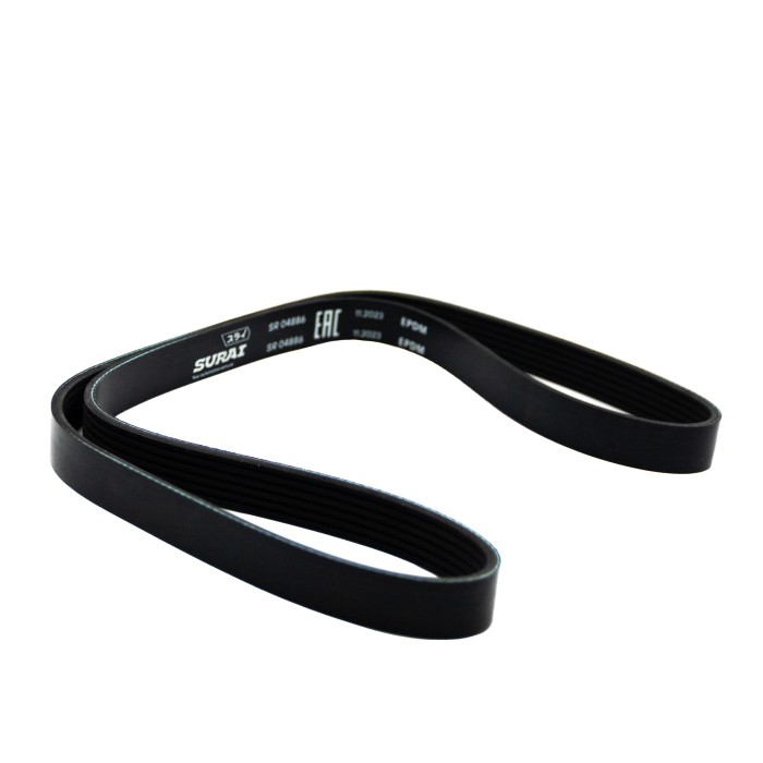 Ремень поликлиновой 6PK1235 УАЗ 3163 Patriot (змз. 409) насоса ГУР (SR 04886) SURAI