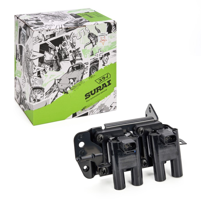 Катушка зажигания Hyundai/KIA Accent (ТАГАЗ) (01-)/Getz (02-) 1.4i/1.5i/1.6i (SRS 70664) SUR