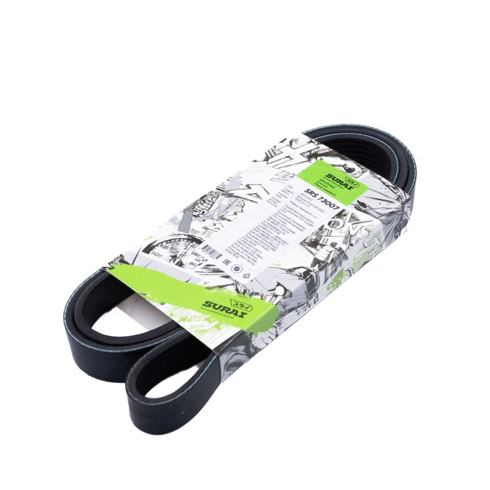 Ремень поликлиновой 6PK1400 Chevrolet Aveo T300 (11-) 1.2i (SRS 73007) SURAI