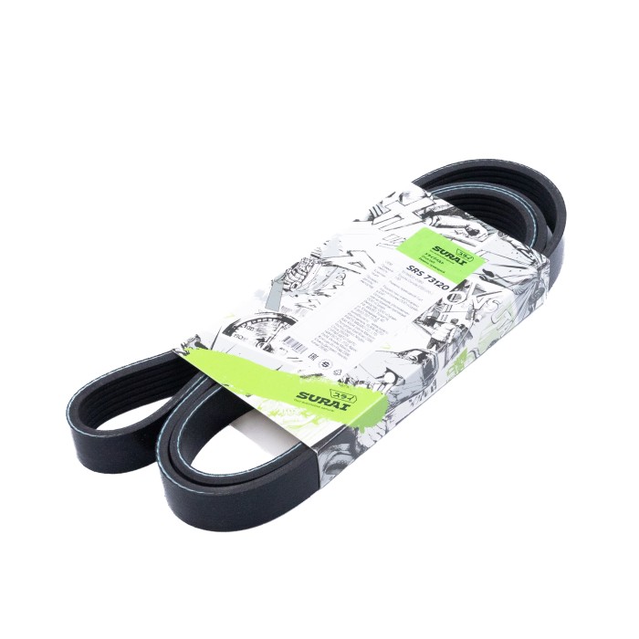 Ремень поликлиновой 6PK1480 Toyota Corolla E120 (00-) 1.9D (SRS 73120) SURAI