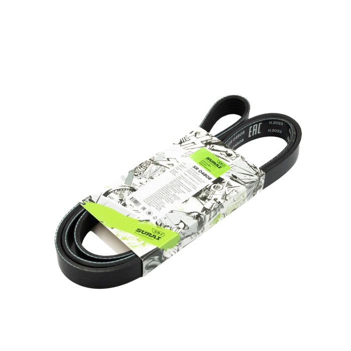 Ремень поликлиновой 6PK1630 ГАЗ 3302 Газель/2217 Соболь (560 Steyr) ГУР (SR 04808) SURAI