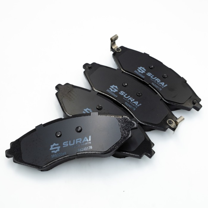 Колодки тормозные Chevrolet Lacetti (04-) перед. диск. (SRS 00069) SURAI