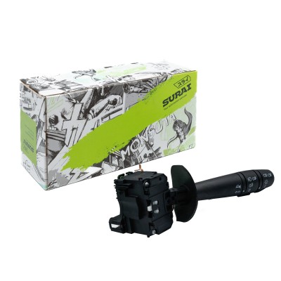 Переключатель подрул. света Renault Logan (14-)/Лада Largus (12-) с ПТФ (с сигналом) (SRS 00750) SURAI