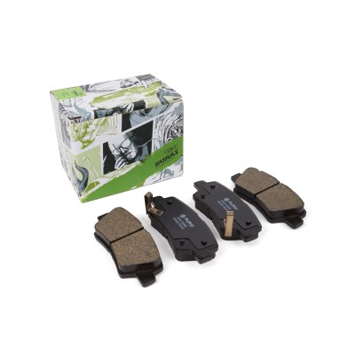Колодки тормозные Hyundai Solaris (10-)/Kia Rio (10-) зад. диск. (SRS 00066) SURAI