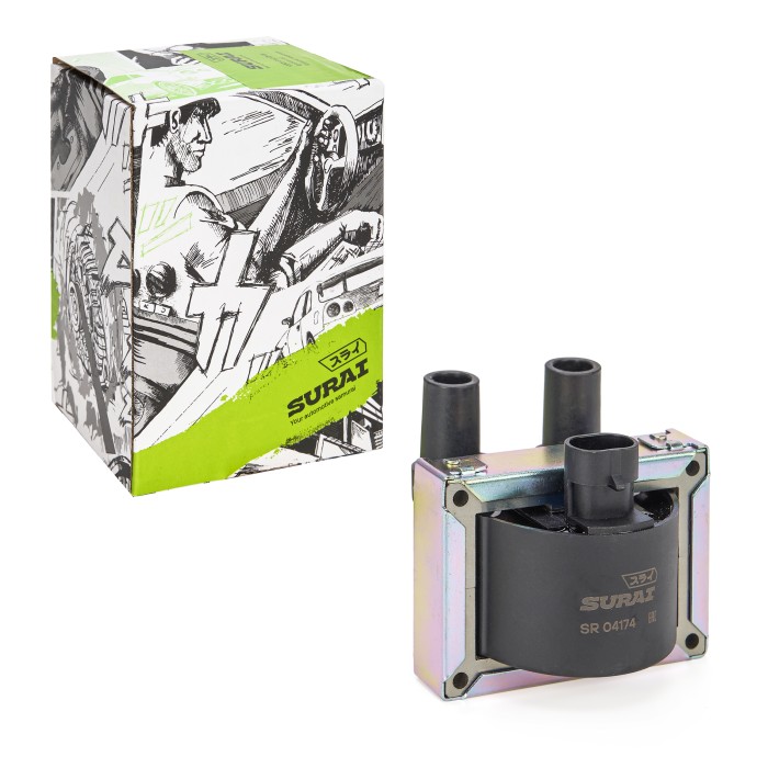 Катушка зажигания для а/м с дв. ЗМЗ-405/409/УМЗ-4216 (SR 04174) SURAI