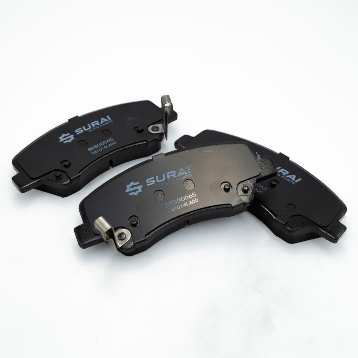 Колодки тормозные Hyundai Solaris (10-)/Kia Rio (10-) перед. диск. (SRS 00065) SURAI