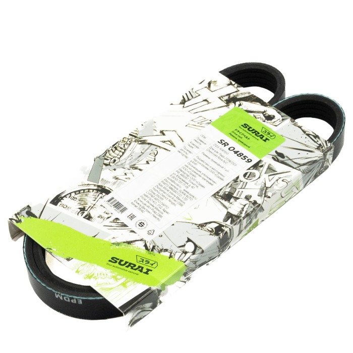 Ремень поликлиновой 4PK810 Лада 21214/2123 Chevrolet Niva A/C (SR 04859) SURAI