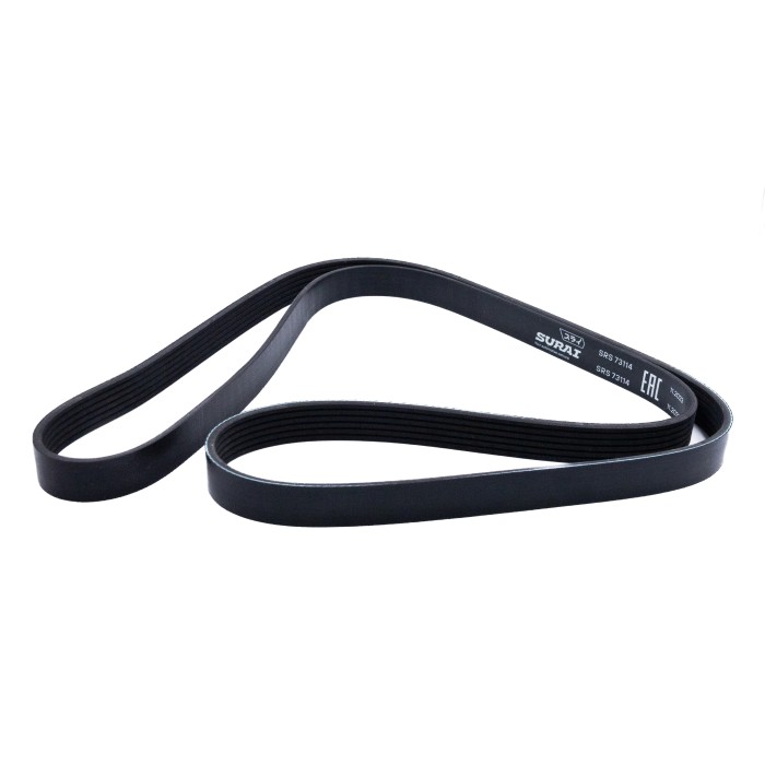 Ремень поликлиновой 6PK1733 Skoda Rapid (12-) 1.4i/1.6i с A/C (SRS 73114) SURAI