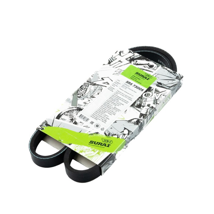 Ремень поликлиновой 4PK830 Chevrolet Aveo (03-) 1.2i (SRS 73005) SURAI