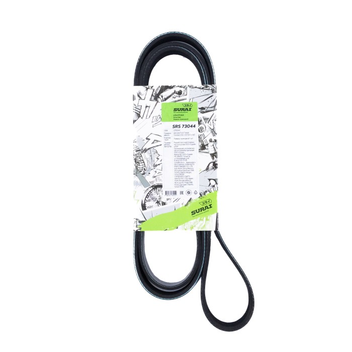 Ремень поликлиновой 6PK1743 Ford Transit Connect (02-) 1.8 TDCi с A/C (SRS 73044) SURAI