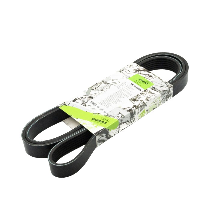 Ремень поликлиновой 6PK1750 ГАЗ 3302 (дв. Chrysler 2.4) (SR 04805) SURAI