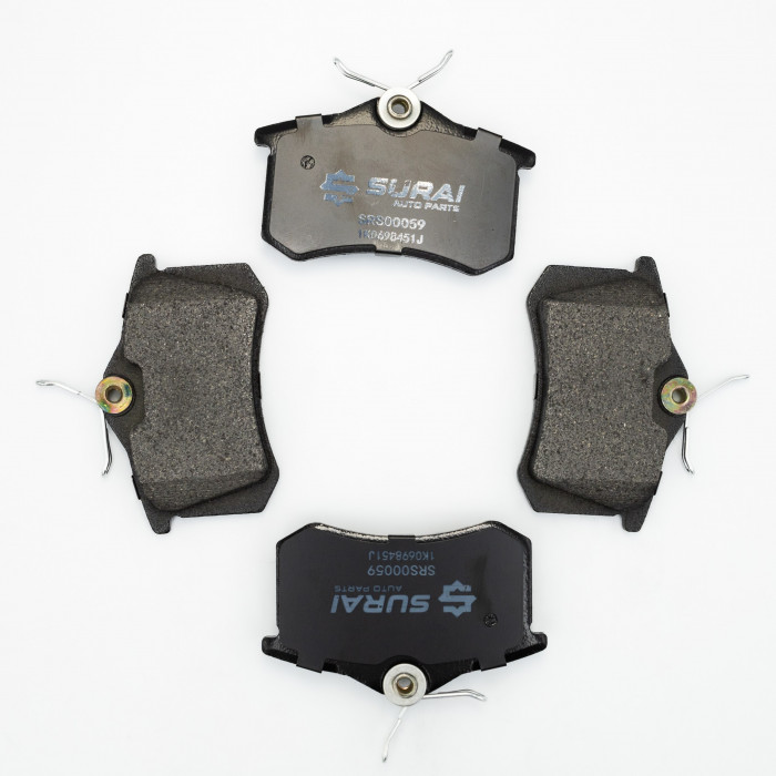Колодки тормозные VAG Polo Sedan (RUS) (10-) зад. диск. (SRS 00059) SURAI