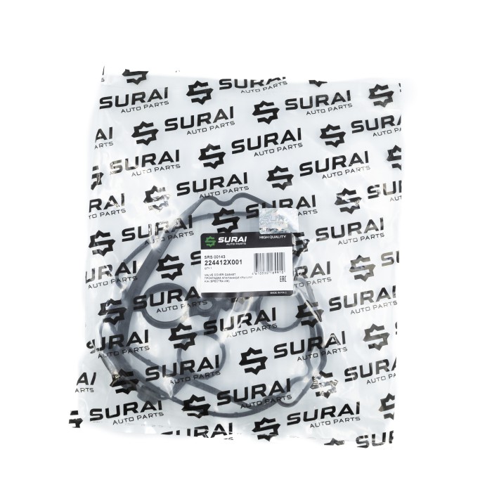 Прокладка клапанной крышки а/м Kia Spectra (04-) 1.5i (SRS 00143) SURAI
