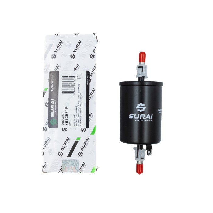 Фильтр топливный Daewoo Nexia (08-)/Chevrolet Lanos (97-) 1.5i тонк. оч. (SRS 00291) SURAI