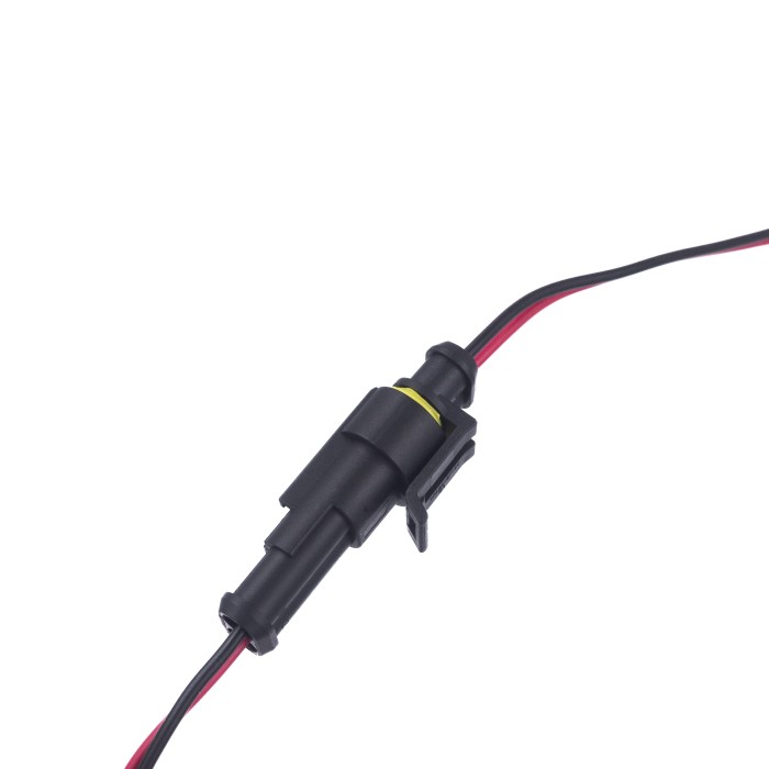 Разъем 2-х конт-ый с проводами 0,5 кв.мм (м+п) (гнездовой и штыревой) (7021-10/20СБ) (SR 00846) SURAI