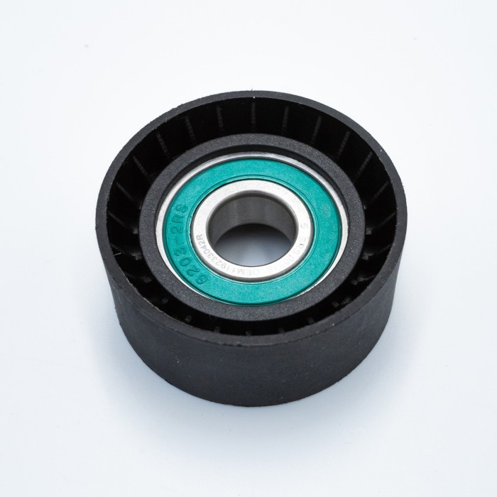 Ролик приводного ремня Renault Logan (04-)/Duster (10-) 1.4i/1.6i 16V с ГУР и A/C обводной (SRS 00346) Surai