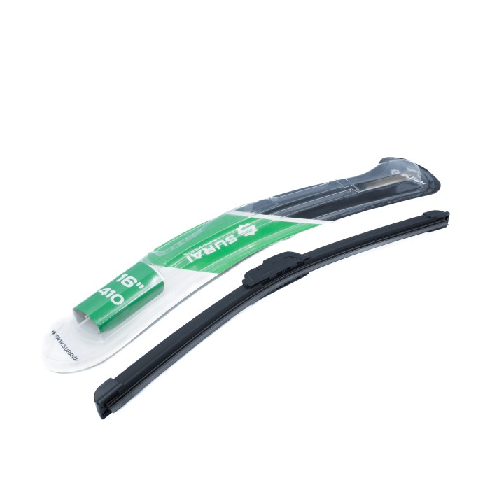 Щётка стеклоочистителя бескаркасная 410 (16") 1 адапт. (hook 9x3) (SRS 70378) SURAI