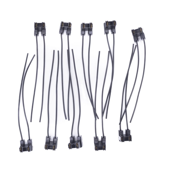 Разъем 2-х контактный с бок. креплением для фары H7, с проводами (926319-1) (SR 00805) SURAI