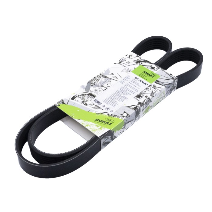 Ремень приводной ГАЗ 3302 с дв. ЗМЗ 405/406/409 (6PK1210) (SR 00620) SURAI