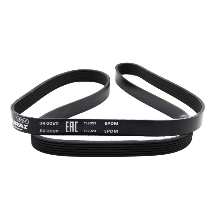 Ремень приводной ГАЗ 3302 с дв. ЗМЗ 406 Евро-2 с ГУР/УМЗ 4216 (6PK1370) (SR 00611) SURAI