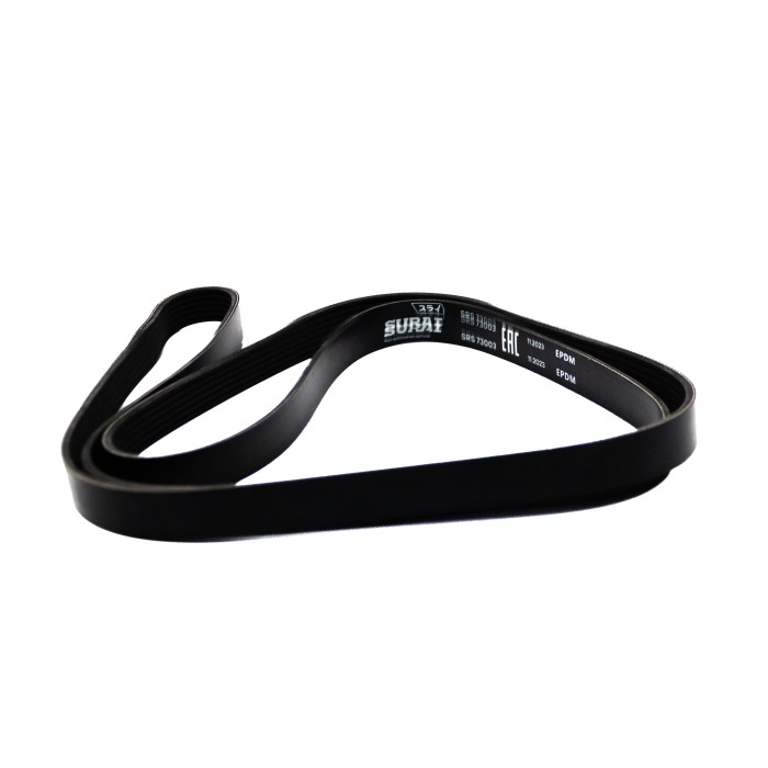 Ремень поликлиновой 6PK1990 BMW 5 (E60) (02-) (SRS 73003) SURAI