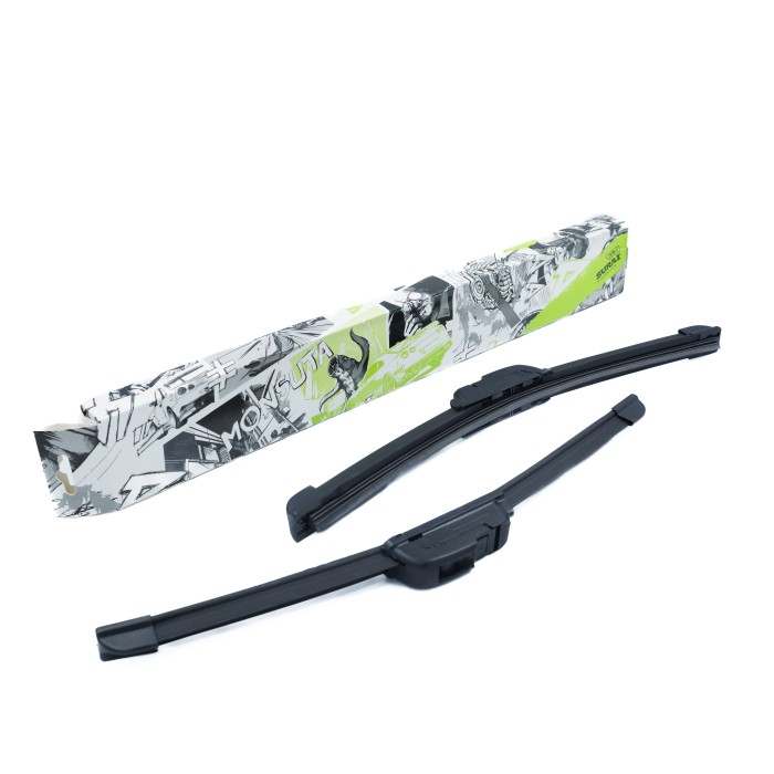 Щётки стеклоочистителя бескаркасные 330/330 (13"/13") 2 адапт. (hook 9x3) (SRS 70383) SURAI