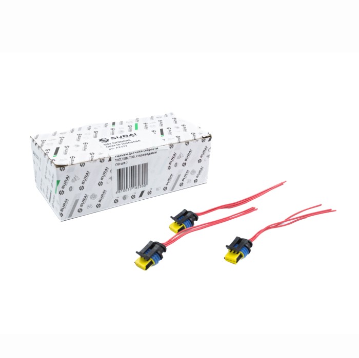 Разъем датчика скорости 1117, 1118, 1119, с проводами (15368586) (SR 00804) SURAI