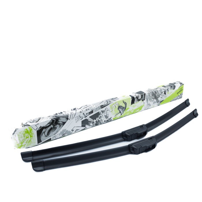 Щётки стеклоочистителя бескаркасные 530/475 (21"/19") 2 адапт. (hook 9x3) (SRS 70387) SURAI