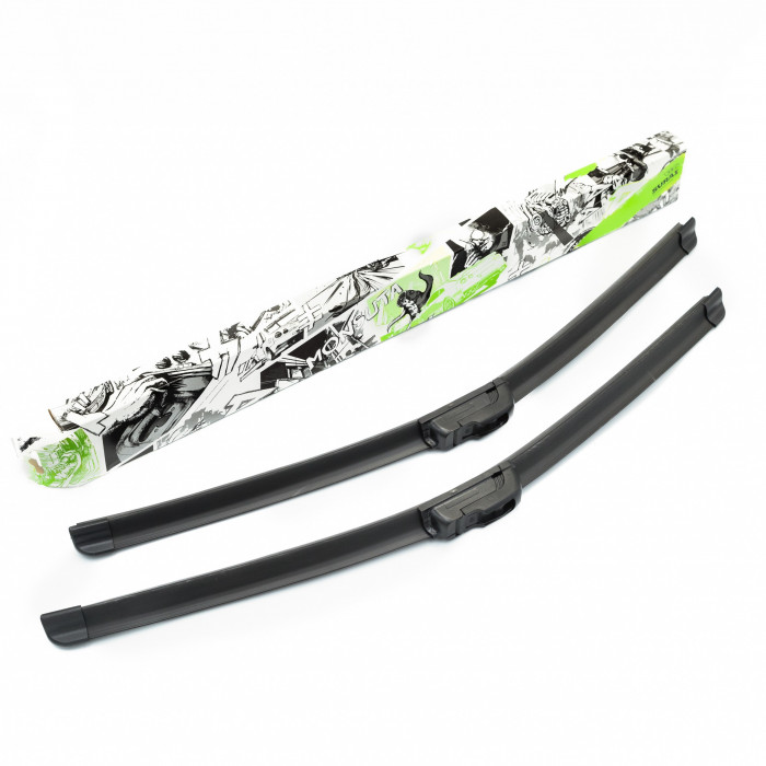 Щётки стеклоочистителя бескаркасные 530/530 (21"/21") 2 адапт. (hook 9x3) (SRS 70388) SURAI