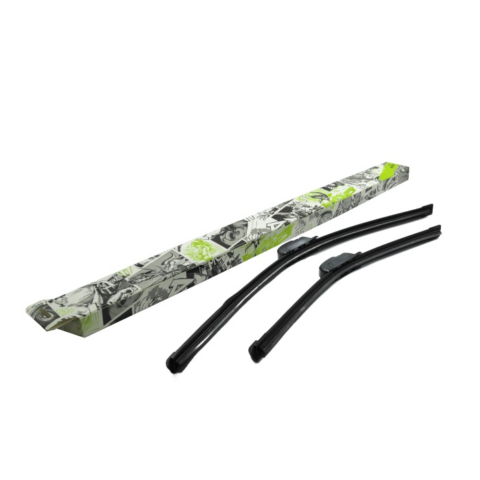 Щётки стеклоочистителя бескаркасные 550/410 (22"/16") 2 адапт. (hook 9x3) (SRS 70389) SURAI